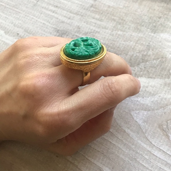 Vntg bohemian style Ring 💍 locket Avon - Picture 5 of 15